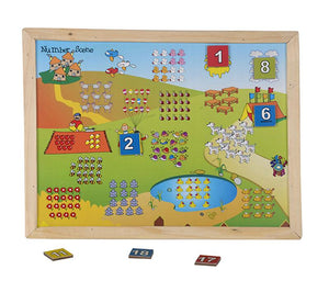 Magnetic Twin Play Tray - Number Scene (1-20)