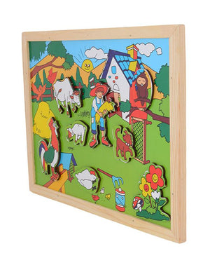 Magnetic Twin Play Tray - Bright &amp; Sunny Day