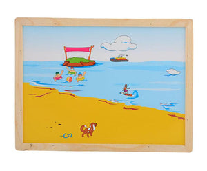 Magnetic Twin Play Tray - The Beach