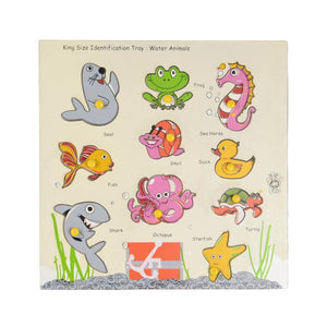 King Size Identification Tray - Water Animals