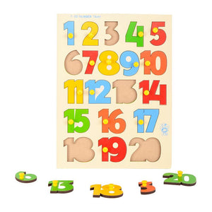 1-20 Number Shape Tray