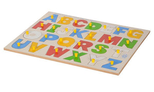 Alphabet Picture Tray with Knobs