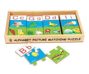 Alphabet Picture Matching Puzzle