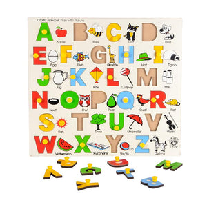 Capital Alphabet Tray with Pictures