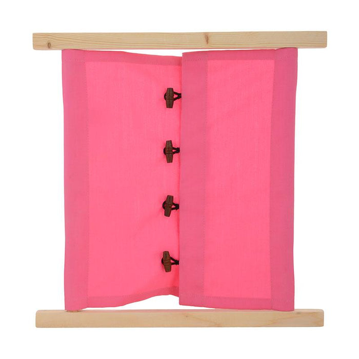 Dressing Frame Wooden Button & Elastic