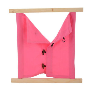 Dressing Frame Wooden Button & Elastic