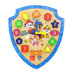 PAW PATROLL SHAPES SORTER CLOCK