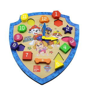 PAW PATROLL SHAPES SORTER CLOCK