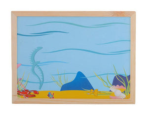 Magnetic Twin Play Tray - Deep Sea