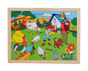 Magnetic Twin Play Tray - Bright &amp; Sunny Day
