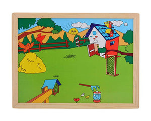 Magnetic Twin Play Tray - Bright &amp; Sunny Day