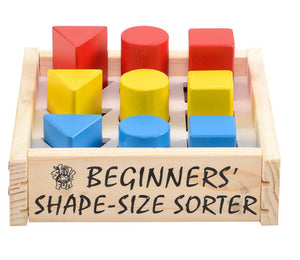 Beginners' Shape Size Sorter