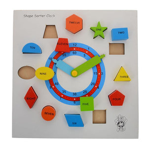 Shape Sorter Clock