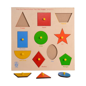 Magnetic King Size Identification Tray - Geo Shapes