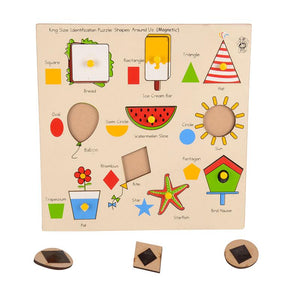 Magnetic King Size Identification Tray - Shapes