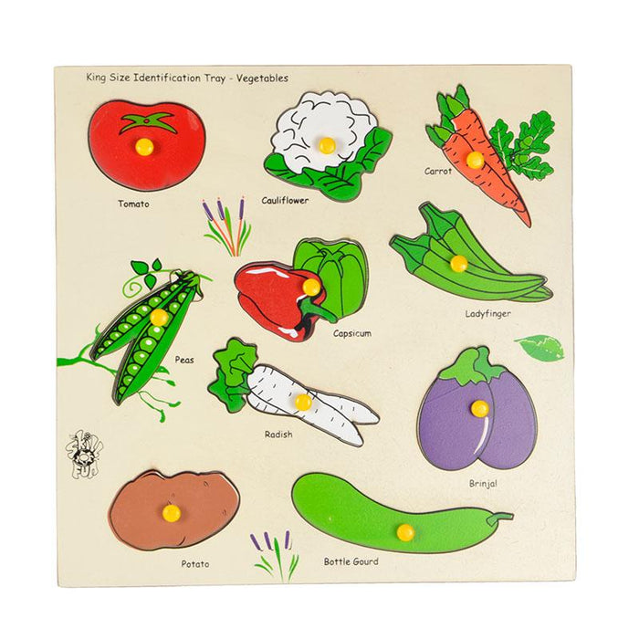 King Size Identification Tray - Vegetables