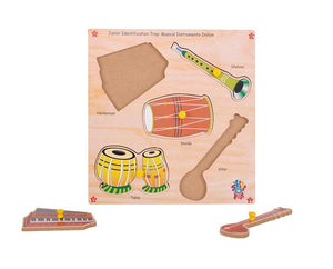 Junior Identification  Trays - Indian Musical Instruments