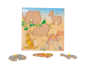 Junior Identification  Trays - Wild Animals I