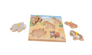 Junior Identification  Trays - Wild Animals II