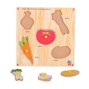 Junior Identification  Trays - Vegetables II