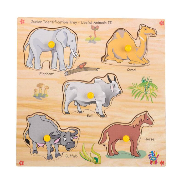 Junior Identification  Trays - Useful Animals II