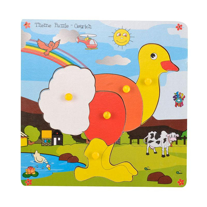 Theme Puzzle - Ostrich