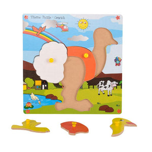 Theme Puzzle - Ostrich
