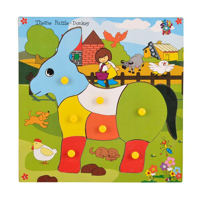 Theme Puzzle - Donkey