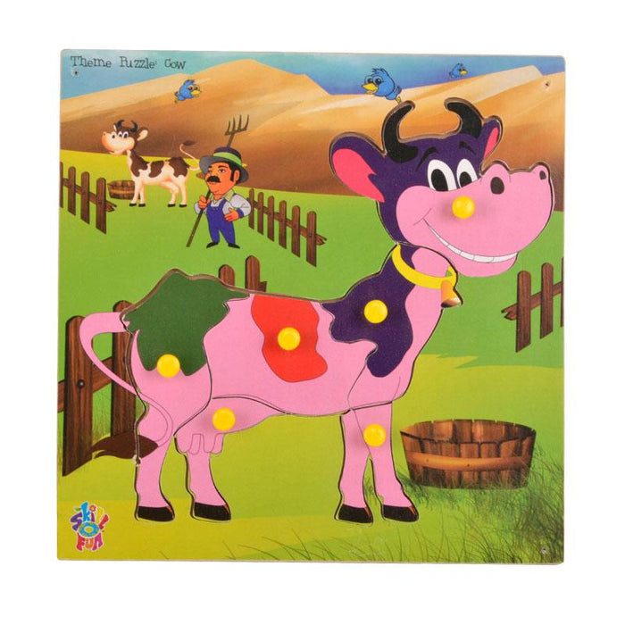 Theme Puzzle - Cow